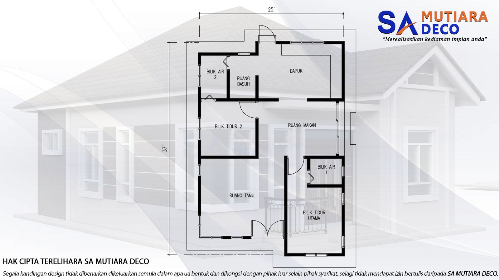 Mutiara Permai 850 - Floor Plan